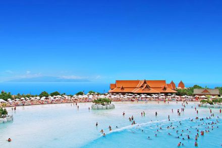 Siam Beach Sandstrand Siam Park Teneriffa